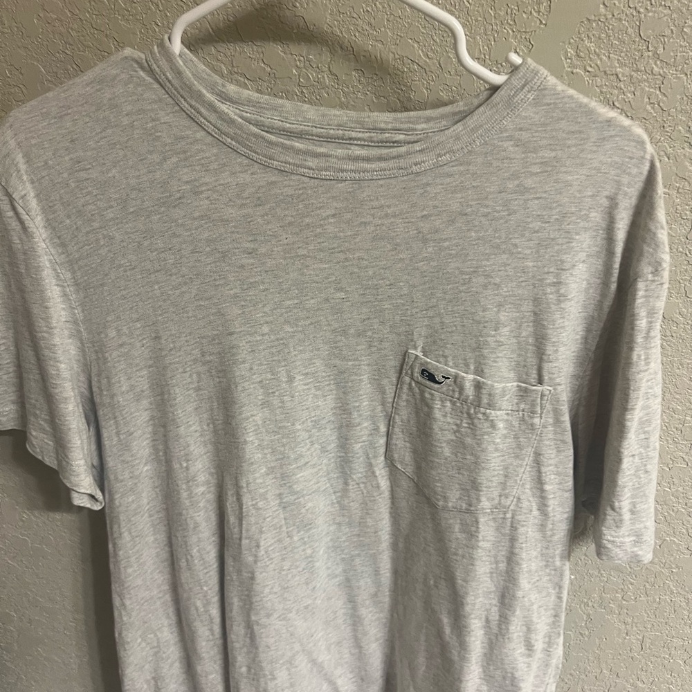 Light Gray Pocket Tee - Vineyard Vines